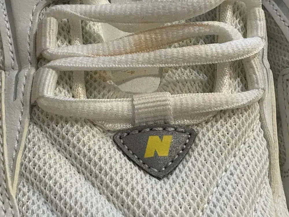 New Balance 725v1 Lifestyle Athletic Sneakers in White/Yellow ML725AF